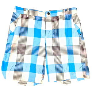 Lululemon Plaid‎ Golf Shorts Athletic Casual Lightweight Size 40